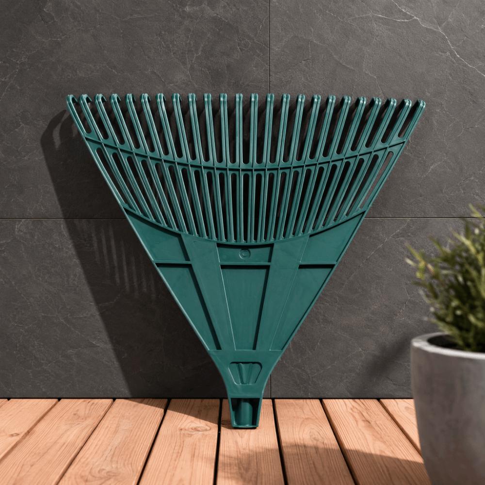 Compost Mixing Plastic Grass Rake High Strength High Hardness Leaf Rake Small Shrub Portable Compact Yard Rake Lawn Cleaning