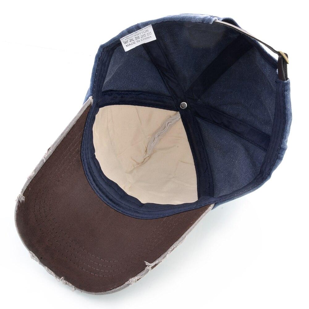 Gewaschene Baumwolle Papa Hut für Männer Mode handbemalt Stil Baseball Cap Frauen Snapback Baseball Hüte Outdoor Visier Caps Golf Bones