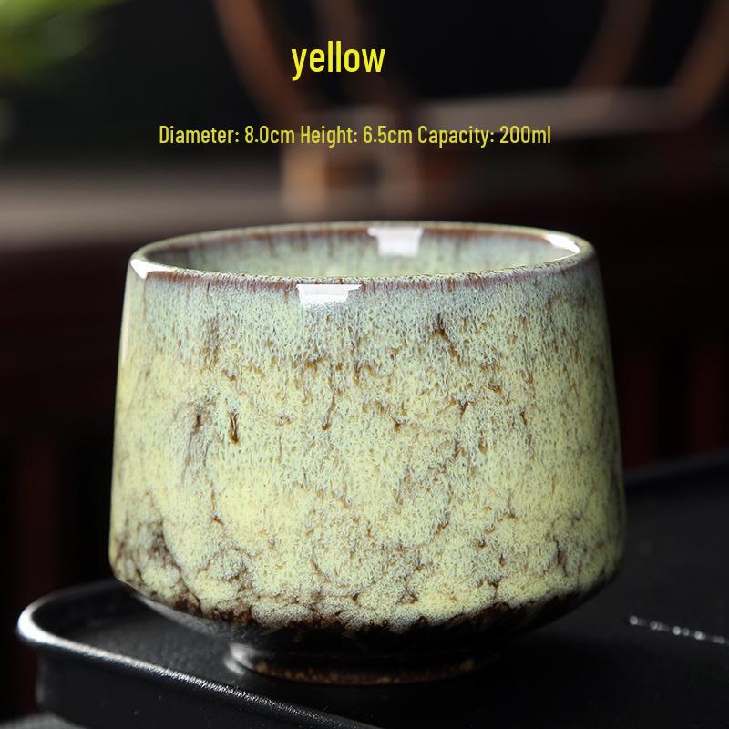 Retro Coarse Pottery Ceramic Coffee and Tea Cup for Home Use