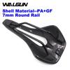 WALGUN Bike Saddle PU Leather Hollow Comfort Breathable Road Mountain Folding Bicycle
