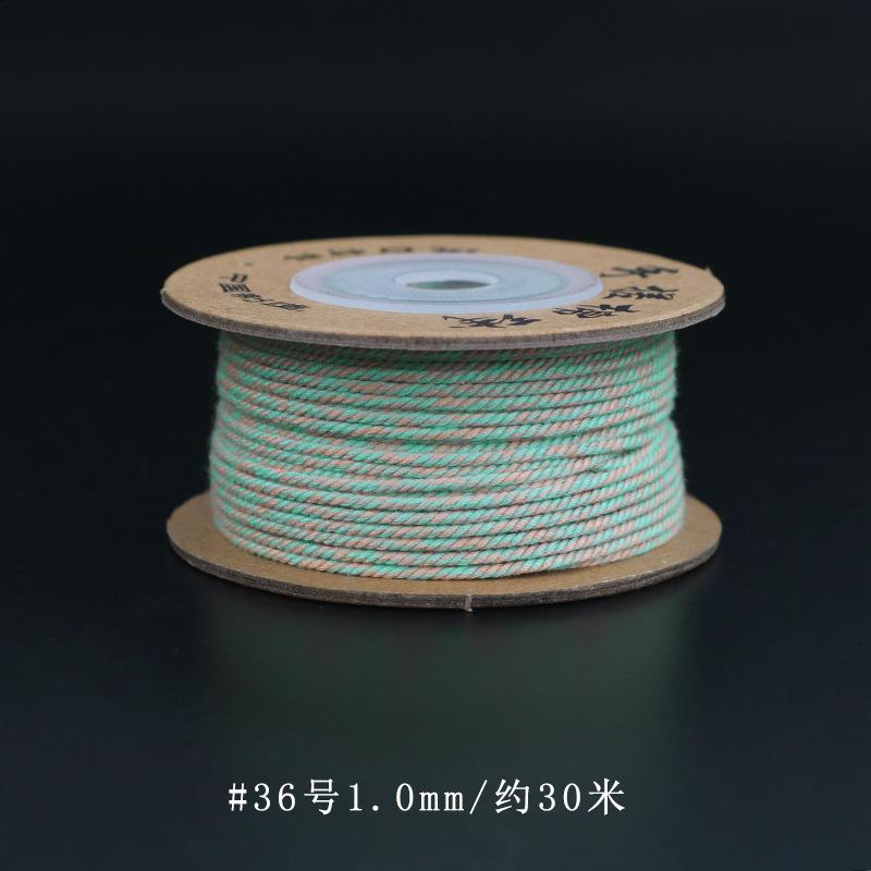 Filo di Cotone Tibetano Strofinato a Mano, Braccialetti Intrecciati a Mano, Stelle Luna, Perle Bodhi Buddha, Nappe, E Fili da Gioco