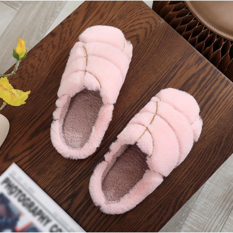 2025 New Christmas Cotton Slippers for Men and Women, Warm and Fashionable Indoor Plush Cotton Slippers for Winter, Couple Style