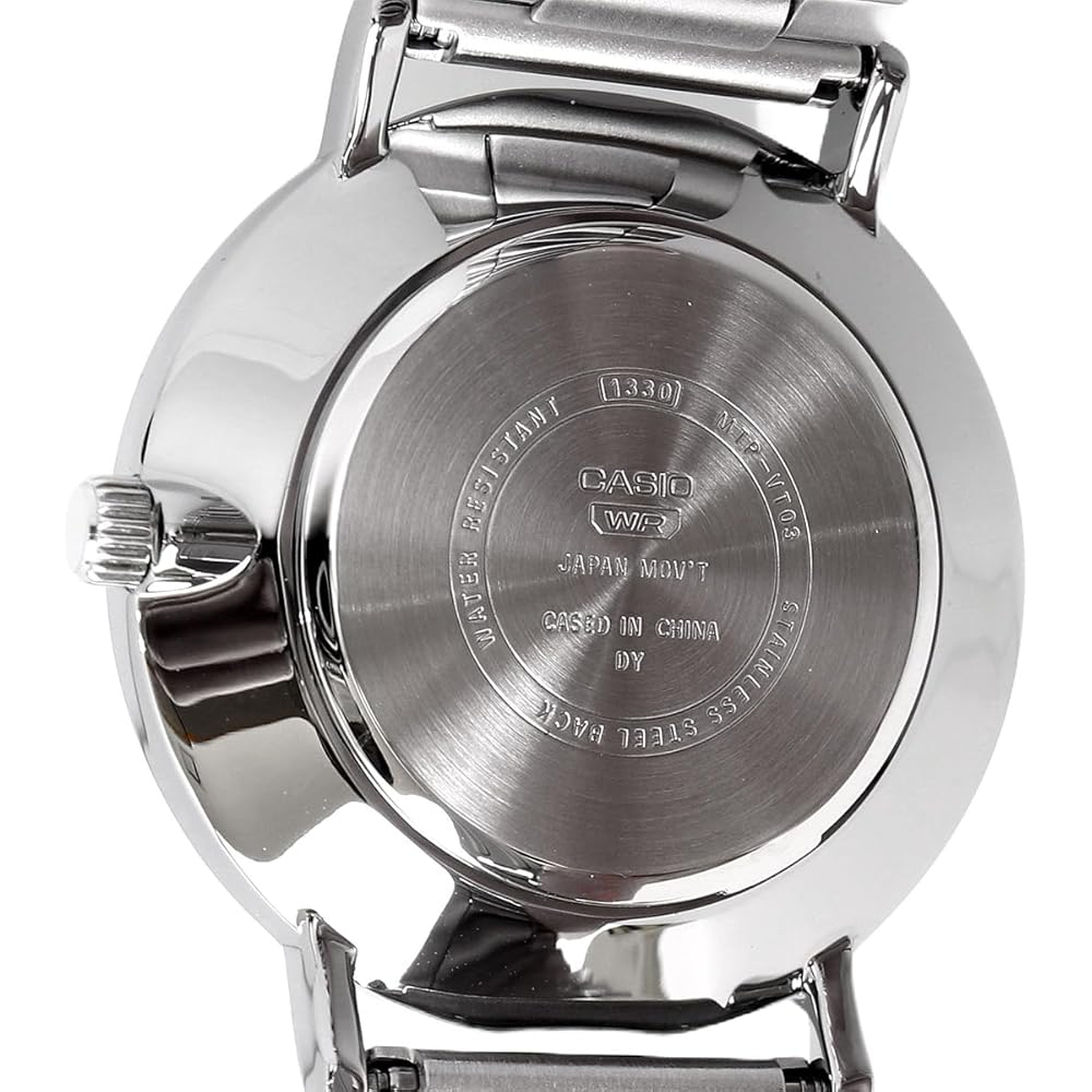 Casio MTP-VT03D-3B Quartz Men's Watch Deep Green Metal Band International Model