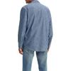 Levis Barstow Standard Fit Lightweight Western Shirt Solid Point Collar Button Denim Long Sleeve Shirt Men Shirts Blue 85744-0067