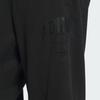 Adidas Originals Trefoil Logo Embroidered Fleece Track Pants Men Black JW1966