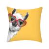 Modern Simple Cartoon Yellow Printed Pillowcase Bedroom Bedside Pillowcase Peach Skin Pillowcase