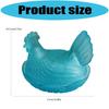 Glass Hen Candy Dish,Decorative Covered Candy Bowl with Lid Crystal Glass Chicken Shape Candy Jar Snacks Bowl Gift