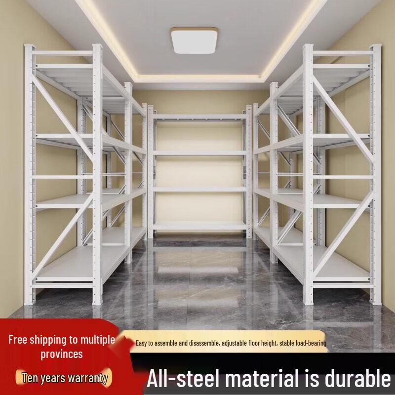 Robuster Lagerregal aus Edelstahl