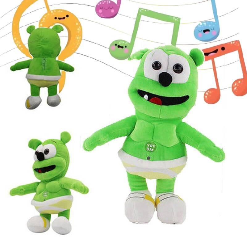 Singing Music Gummy Bear Plush Toy Cartoon Doll Children Sleep Gift Birthday