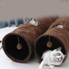 Collapsible Cat Tunnel Tube Spring Relieve Boredom for Indoor Cat Kitten Rabbit