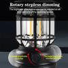 Camping Lantern USB Rechargeable Battery Powered Retro Camping Light Waterproof Hanging LED Tent Lamp for Hiking Fishing