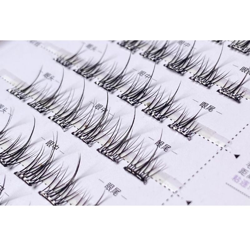 Mogugu - Glue-free Natural Multipack False Eyelashes Cluster