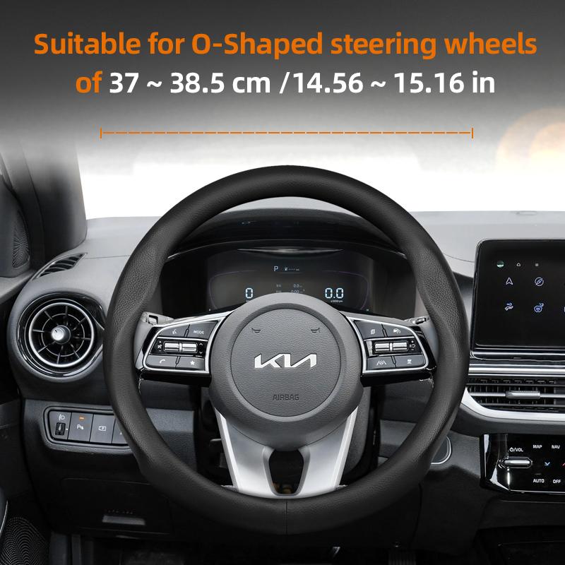 

Suitable for Kia Ultra-Thin Breathable Leather Steering Wheel Cover Suitable for Ceed Jd Picanto Sportage 3 2019 Ev3 Rio 4 Cerato 2 Stonic Niro