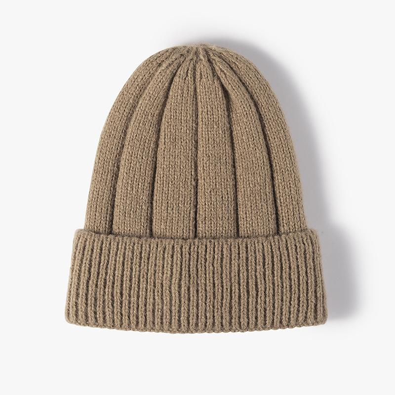 Men's Knitted Ear Protection Earmuffs Cap Knitted Hat Custom Beanie Logo Jacquard Print Beanie Warm Beanie for Women