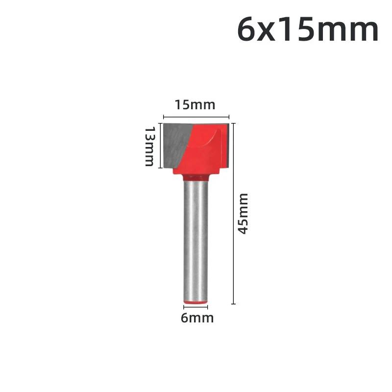 1 Stück 6/8mm Schaft Reinigungsboden Gravur Fräser Holzbearbeitungswerkzeug Vollhartmetall Holzfräser Schaftfräser 8/22/28/32mm