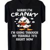 Funny 70s Duck Graphic Tee, 100% Cotton Casual Crew Neck Outfit, Unisex Couple F