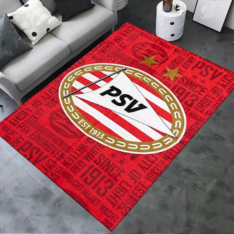 Nuovo Tappeto PSV Eindhoven 2025 per Soggiorno Camera da Letto Casa Decorazione Divano, Tappetino Antiscivolo per Giochi Bambini
