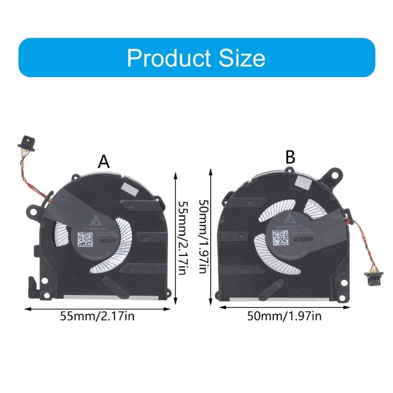 New Replacement Cooling Fan For 2-in-1 14-EF 14-EF0000 14-EF2047NR EF0013DX Laptop CPU GPU Heat Sink