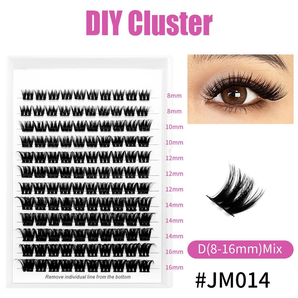 Single Cluster False Eyelashes European and American Thick Large Capacity Hot Melt Hair