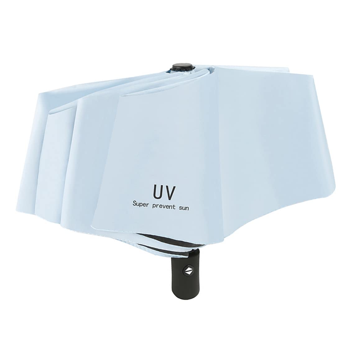 

Складной зонт NC с автоматическим открытием/закрытием в одно касание, 8 большими спицами, подходит для мужчин, идеально подходит для солнца и дождя, водоотталкивающий, прочный, синий