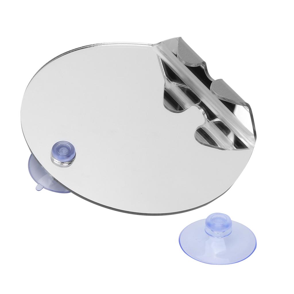 Fogless Shower Mirror Round Shape Anti Fog Wall Hanging Bathroom Shaving Mirror with Suction