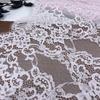 3m x 43cm French Chantilly Lace, Non-stretch Eyelash Nylon Lace Fabric for Sewing, Bra, Underwear, Lingerie, Dress, Garment, Crafting