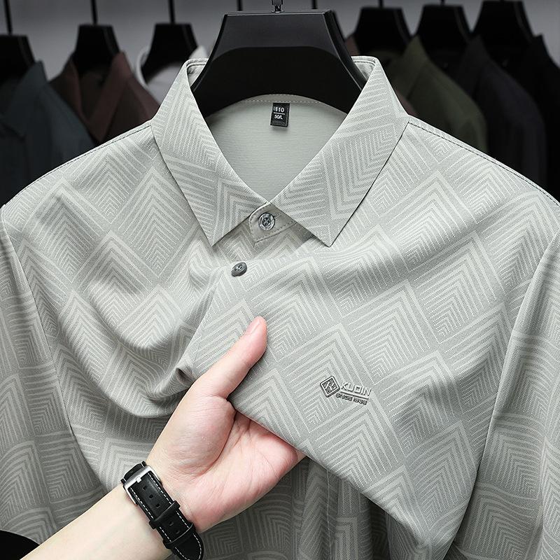 Summer Men's Short Sleeve Shirt Casual Versatile Top