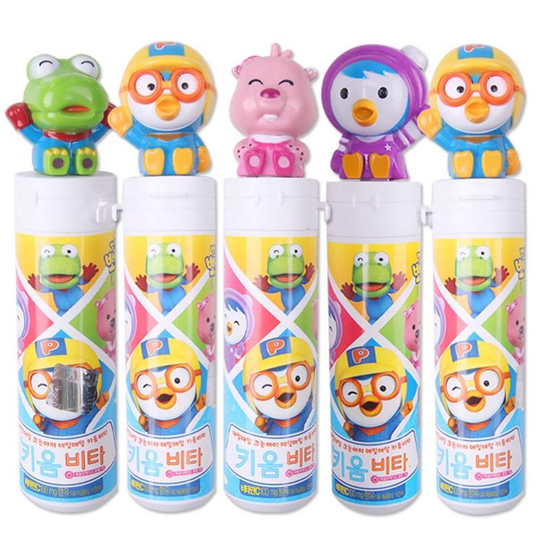 Haeho Pororo Kiumvita 15 Tablets Random Toy Vitamin 5, 15 Tablets, 5