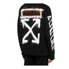 Off-White White Graffiti Long Sleeve Sweatshirt Men Tops Black OMBA037R20E300091001
