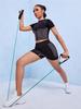 European & American Seamless Yoga Set: Elastic Vest & High Waist Hip-Lifting Long Pants