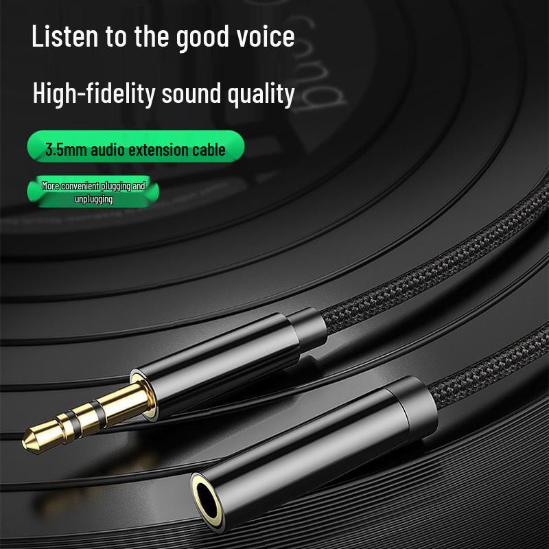 3.5mm Audio Cable - Universal Extension for Car Speakers/Headphones