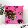 Naturally Beautiful Wild Leopard 1 Pillow Case Linen Pillow Case Sofa Home Decor Cushion Cover Cushion Cove