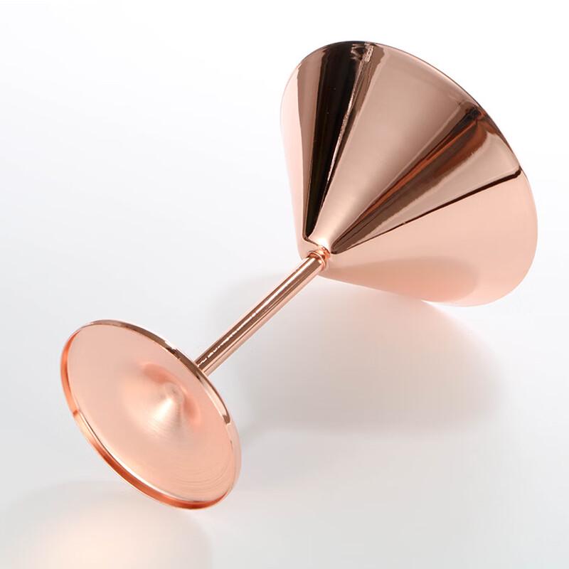 Rose Gold Plated Cocktail Glass