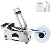 MT-50 Semi-automatic Round Bottle Labeling Machine, Adjustable Bottle Labeler 50pcs/min Label Applicator for Bottles 12-90mm