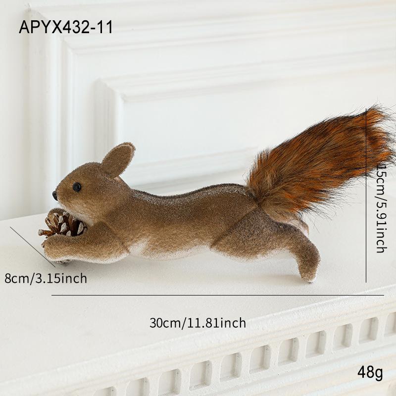 Foam Cartoon Squirrel Christmas Tree Ornament Pendant
