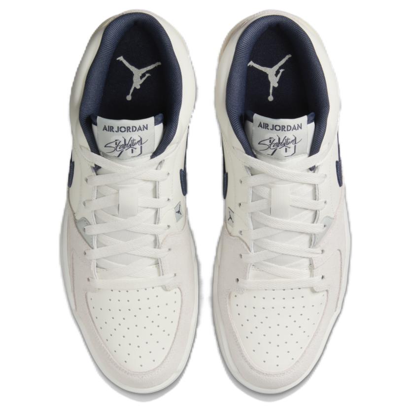 Air Jordan Stadium 90 Phantom Thunder Blue Męskie Sneakersy Kremowe Mleko Kokosowe IB4713-041