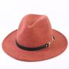 Popular European and American High-end Wool Top Hat, Men's and Women's Fashion Versatile Elegant Top Hat Jazz Hat
