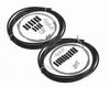 Bicycle Brake & Shifter Cable Housing Set - Universal 5mm/4mm for Mountain/Road Bikes