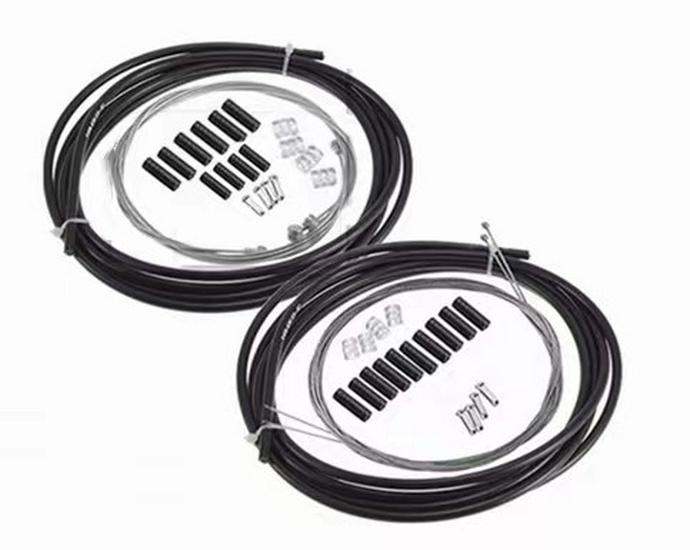 Bicycle Brake & Shifter Cable Housing Set - Universal 5mm/4mm for Mountain/Road Bikes