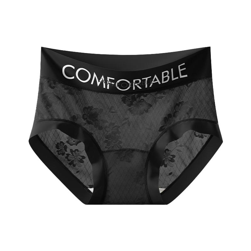 Women's Lace Panties Sexy Undrwear Seamless Comfortable Underpants Middle Waist Panty Fashion Ladies Underpanties