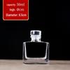 Guan Yun Thick Glass Mini Liquor Bottle for Home Brewing, Portioning, and Transporting