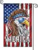 Eagle Mullet Merica Funny Garden ag 12x18 Double sided Retro Eagle ag - Patriotic Humorous Courtyard Logo Outdoor garden EEL