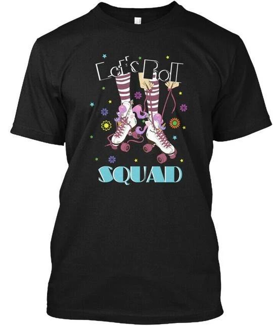 Lets Roll Squad Roller Skate Unicorn T shirt Made in the USA Size S to 5XL 3XL