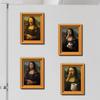 Funny Magnets Humorous Female Art Decorations Wooden Retro Photo Frame Shape Decorative Refrigerator Magnets for Home Kitchen