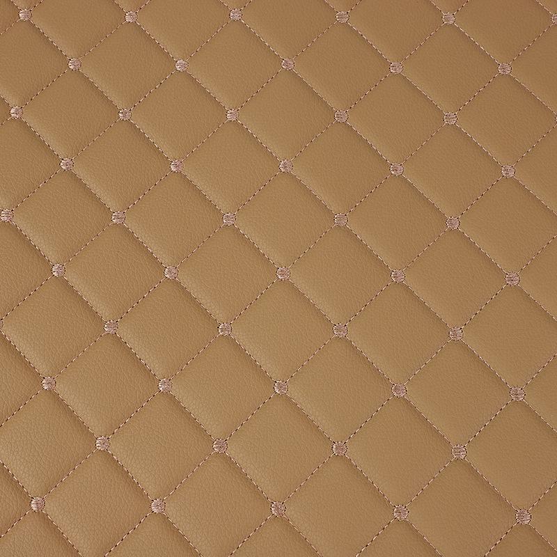 Thick Faux Leather Embroidered Car Interior Floor Mats & Headliner Trim