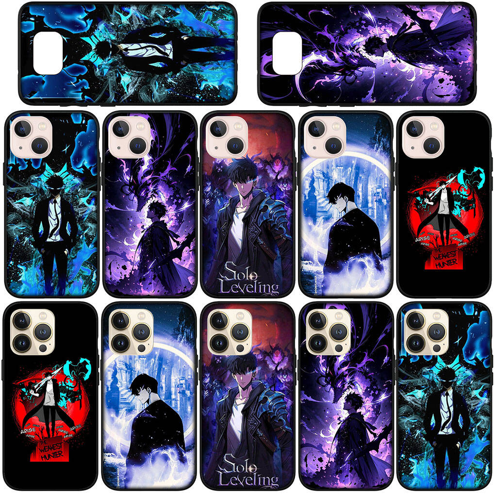 Pouzdro na telefon pro Samsung Galaxy S25 S23 S22 S24 Ultra FE A05 A06 A15 A16 A36 A37 A35 A54 A55 A56 A57 A25 A26 A53 Solo Leveling Anime Sung Jin woo Kryt