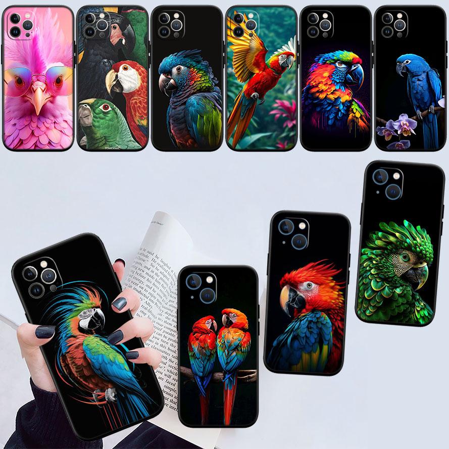 Parrot bird Shell Phone Case for Samsung Galaxy Note 10 20 S23 S24 S25 Ultra FE Plus Edge Lite A02S A35 A07 A17