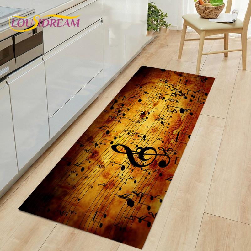 Tappeto stampato in 3D serie tastiera di pianoforte, tappeto grande, tappeti per soggiorno camera da letto, tappeti per cucina Tappetini antiscivolo