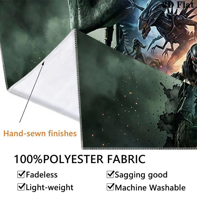 Predator Wall Tapestry Aesthetic Wall Hanging Printed Fabric Blanket Decorative Tapestries for Bedroom Living Room Home Decor