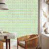 Zigzag Mint, White and Cream Wallpaper for Living Room and Bedroom 50x1000